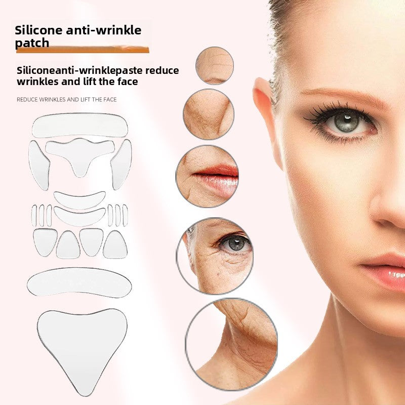 Silicone Anti-Wrinkle Facial Patches Set