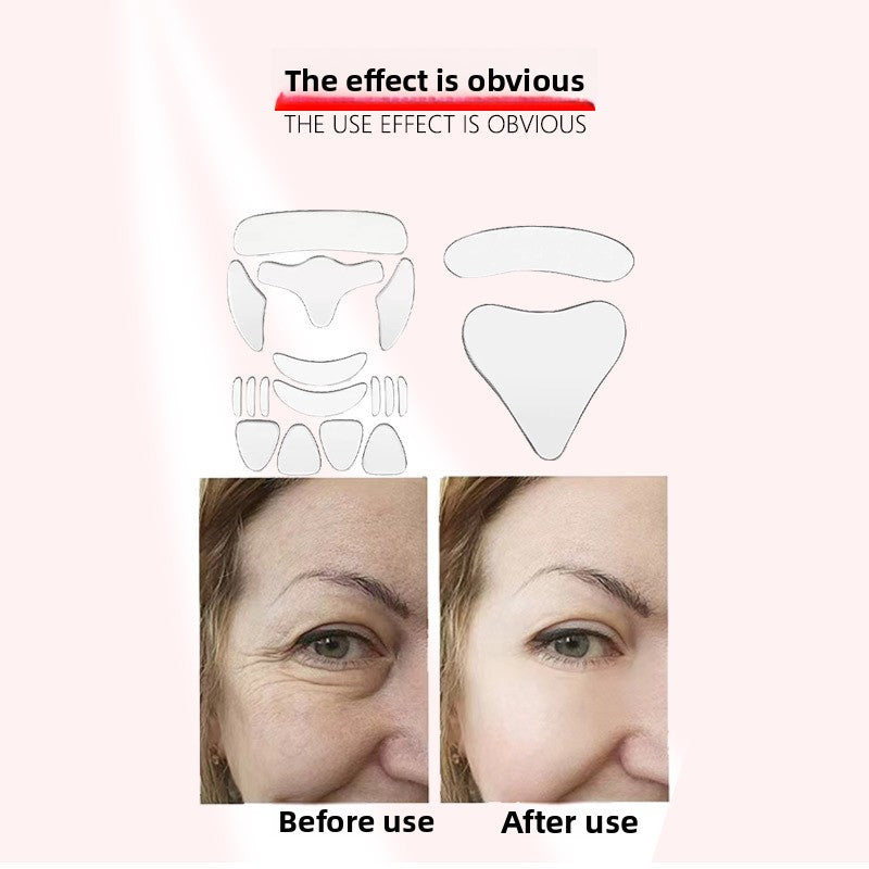 Silicone Anti-Wrinkle Facial Patches Set